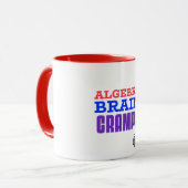 Mug Algebra Cerveau Crampes Math Algebra Enseignant (Devant gauche)