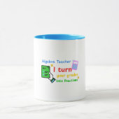 Mug Algebra Enseignant Je Transforme Vos Grades En Fra (Centre)