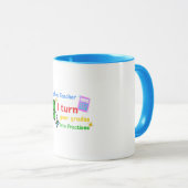 Mug Algebra Enseignant Je Transforme Vos Grades En Fra (Devant droit)