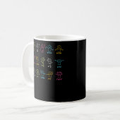 Mug Algebra Graphique de danse Chiffres Math Equation  (Devant gauche)