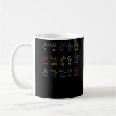 Mug Algebra Graphique de danse Chiffres Math Equation  (Gauche)