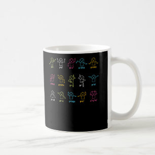 Mug Algebra Graphique de danse Chiffres Math Equation 
