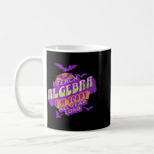 Mug Algebra Teacher Halloween Soky Ghost Math Mathemat (Gauche)