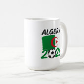 Mug Algeria 2026 Soccer Fan Design with Crescent Star  (Devant droit)