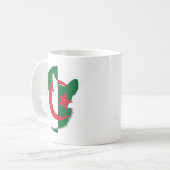 Mug Algérie Fennec Fox Algérien Drapeau animal nationa (Devant gauche)