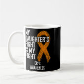 Mug Algodystrophie Le combat de ma fille est mes cultu (Gauche)