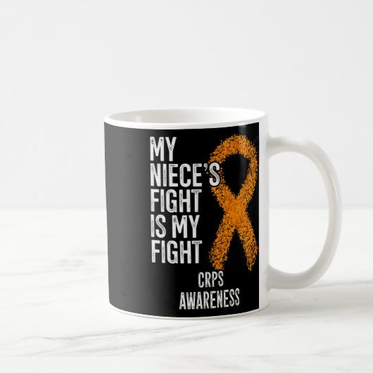 Mug Algodystrophie Le Combat De Ma Nièce Est Mon Comba (Droite)