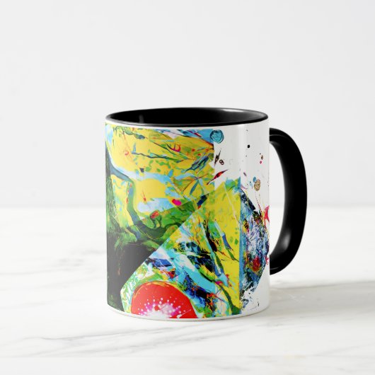 Mug Algues en forme de plancton (Devant droit)