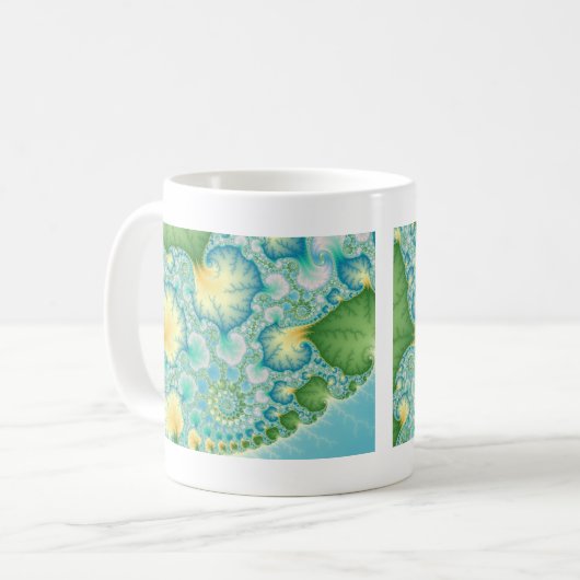 Mug Algues - Fractées (Devant gauche)