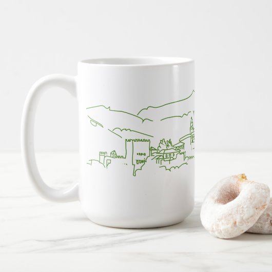 Mug Alhambra coucher de soleil (Avec donut)