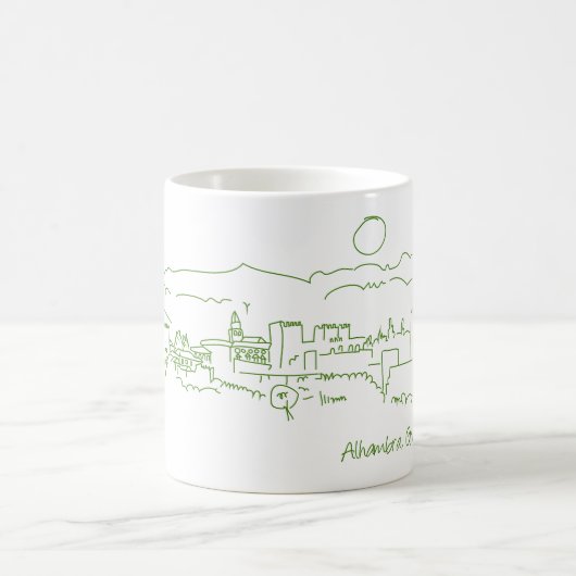 Mug Alhambra coucher de soleil (Centre)