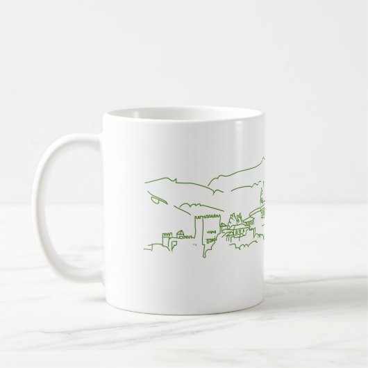Mug Alhambra coucher de soleil (Gauche)