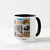 Mug Alhambra, Grenade, Espagne Photo Collage (Devant droit)