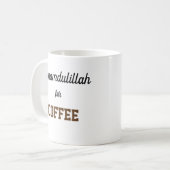 Mug Alhamdulillah pour le café (Devant gauche)