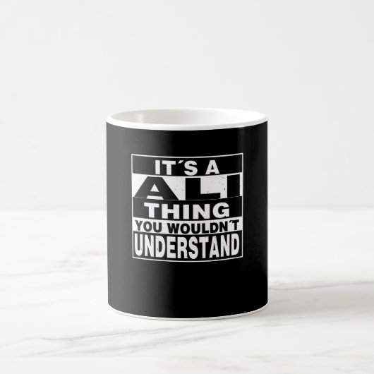 Mug ALI Surname Personalized Giant (Centre)