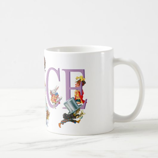 Mug Alice au pays des merveilles et amis (Droite)