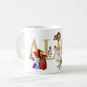 MUG ALICE AU PAYS DES MERVEILLES ET AMIS (Devant gauche)