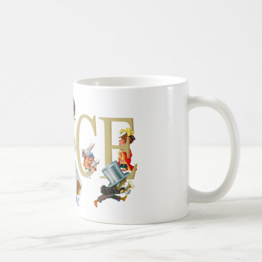 MUG ALICE AU PAYS DES MERVEILLES ET AMIS (Droite)