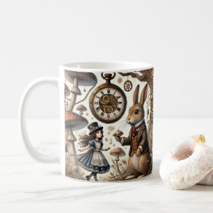 Mug alice au pays des merveilles lapin blanc