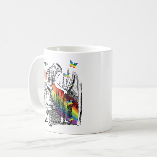 Mug Alice Chasse L'Arc En Ciel (Devant gauche)