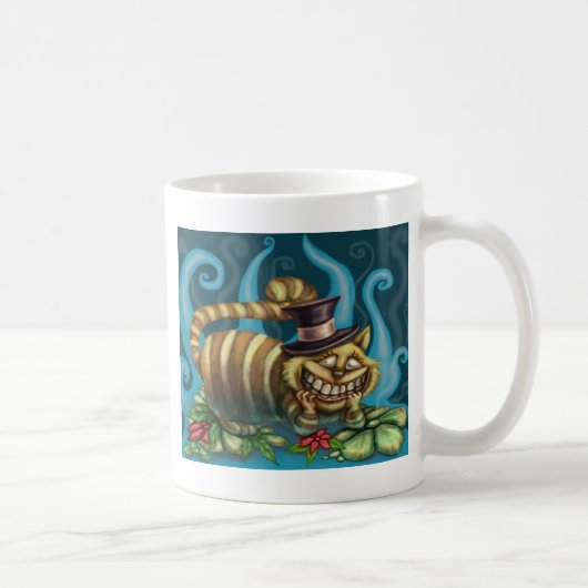 Mug Alice chez le chat de Cheshire du pays des (Droite)