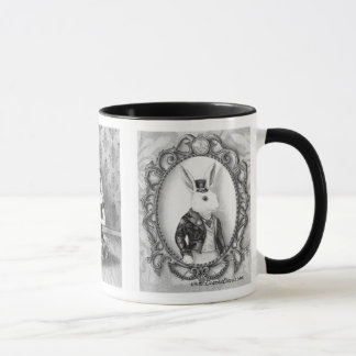 Mug Alice chez le lapin de blanc de lièvres de mars de