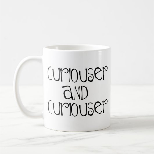 Mug alice curiouser (Gauche)