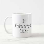 Mug alice dans ce style 10/6 (Gauche)