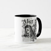 Mug Alice Drink Me Collage (Devant droit)