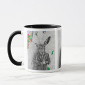 Mug Alice en lièvres fous de mars de chapelier de (Gauche)
