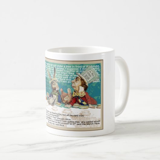 Mug Alice et la fête du thé de la haine (Devant droit)