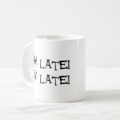 Mug alice je suis en retard (Devant gauche)