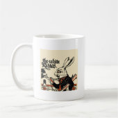 Mug Alice Lapin Blanc Classique Wonderland  (Gauche)