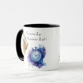 Mug Alice - Lapin Blanc - Le plus vite je vais (Devant gauche)