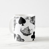 Mug Alice Lapin Blanc Wonderland Classique (Devant gauche)