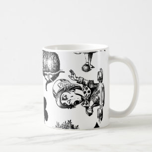 Mug Alice Lapin Blanc Wonderland Classique