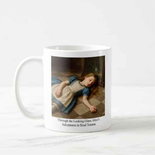 Mug Alice’s Adventures in Head Trauma  (Gauche)