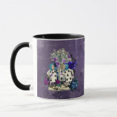 Mug Alice sombre rustique violet foncé (Gauche)