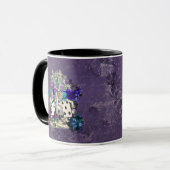 Mug Alice sombre rustique violet foncé (Devant gauche)