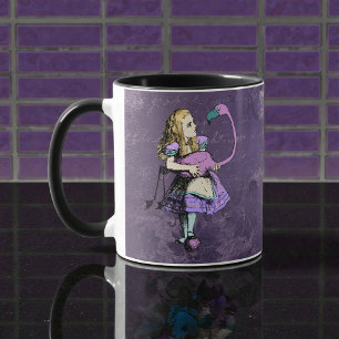 Mug Alice sombre rustique violet profond