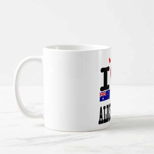 Mug ALICE SPRINGS - I Love - (Gauche)