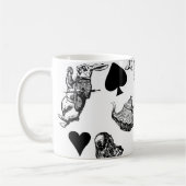 Mug Alice White Rabbit Wonderland Classic (Gauche)