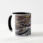 Mug Alien Abstrait (Devant gauche)
