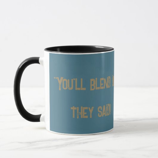 Mug Alien amusant avec texte modifiable 1 sur 4 (Gauche)
