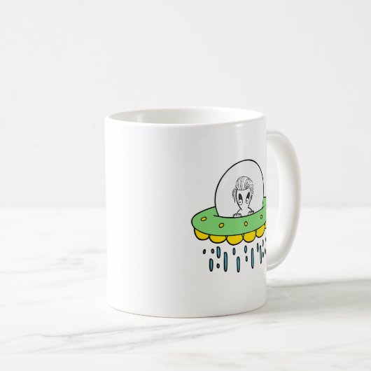 Mug Alien avec Pompadour (Devant droit)