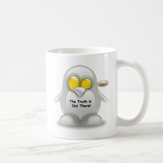 Mug Alien avec UFO Tux (Droite)