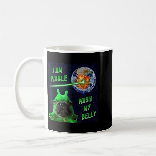 Mug Alien Bble Funny Brainrot Dog Meme Space I Am Bble (Gauche)