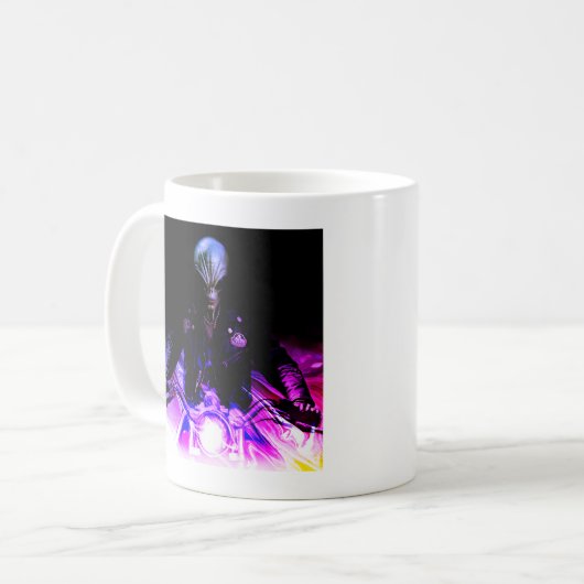 Mug Alien Biker (Version Dreamy) Tri-Blend (Devant gauche)