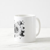 Mug Alien Chat Chats Ufo Space Kitten Animaux Idée cad (Devant droit)
