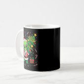 Mug Alien Christmas Tree Xmas Lights Funny Holiday Men (Devant gauche)